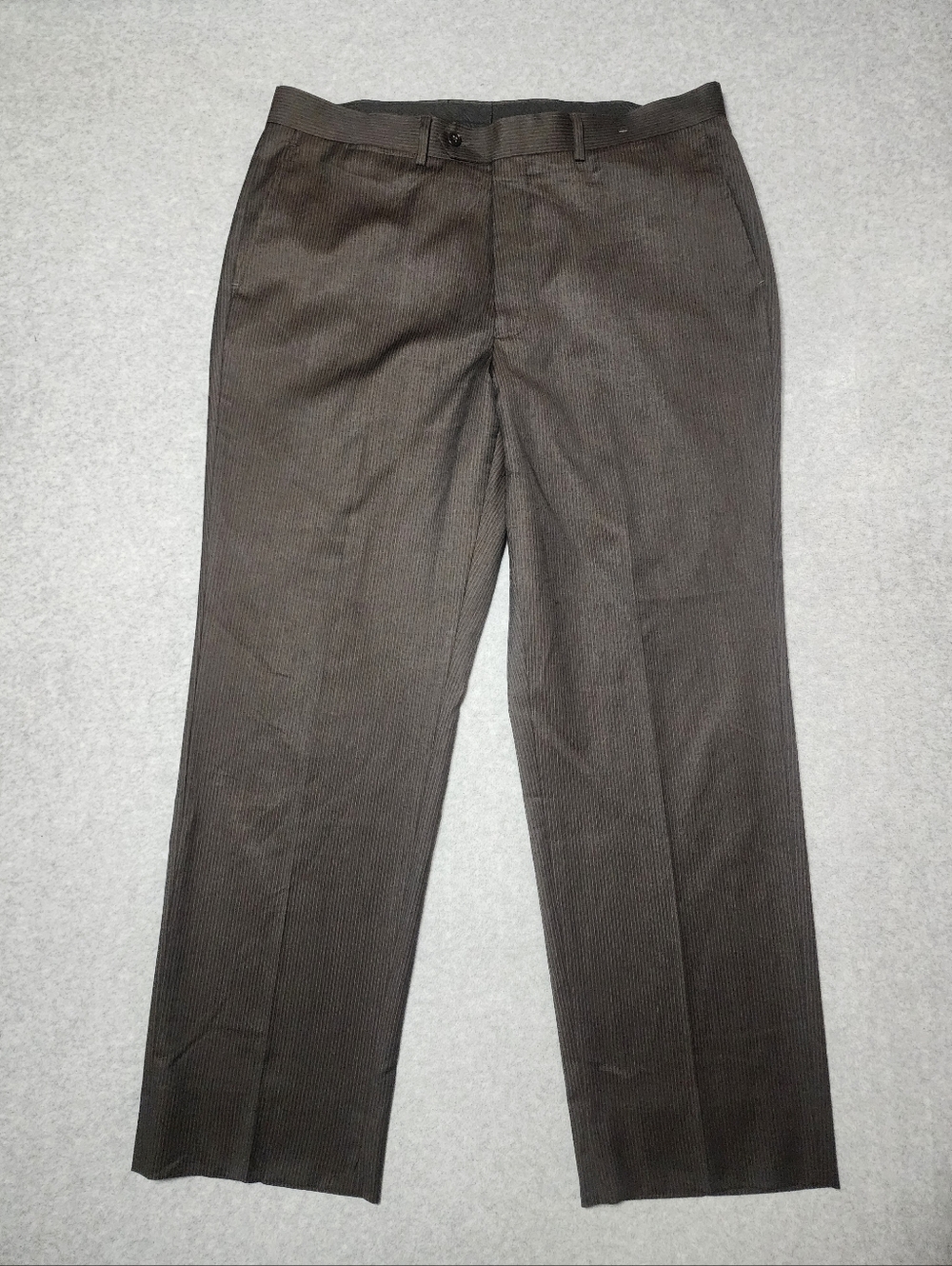 Blair Underwood Mens Wool Pant Pinstripe Trouser Business Casual